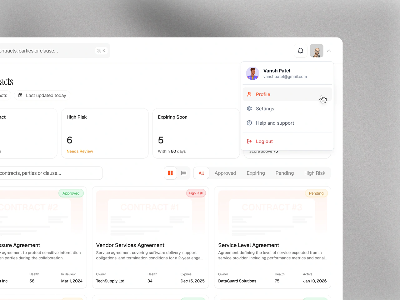 Lexigent screen 3